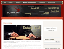 Tablet Screenshot of crconsultorescolombia.com